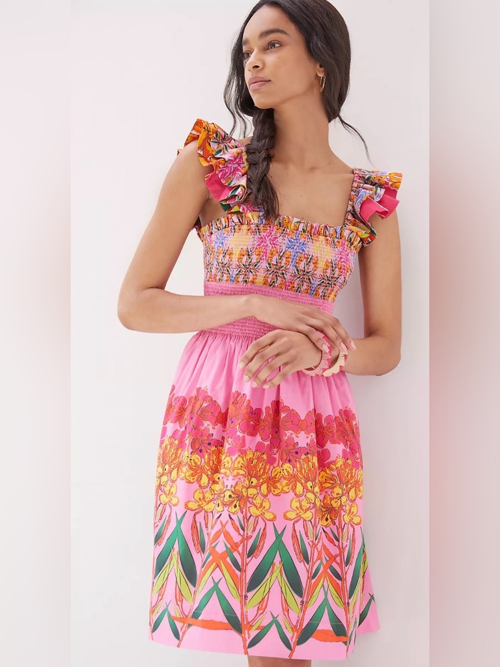 Roopa Pemmaraju Tropical Mini Dress